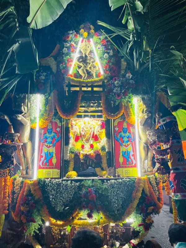 Photo from a previous Brahmotsavam celebration
