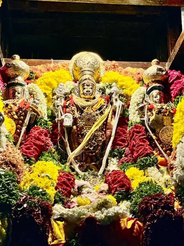 Photo from a previous Brahmotsavam celebration