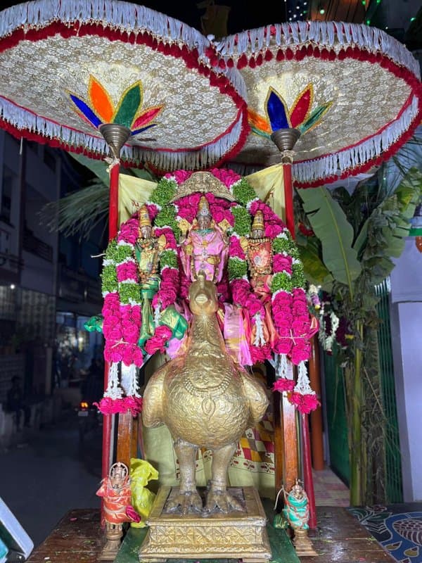 Photo from a previous Brahmotsavam celebration