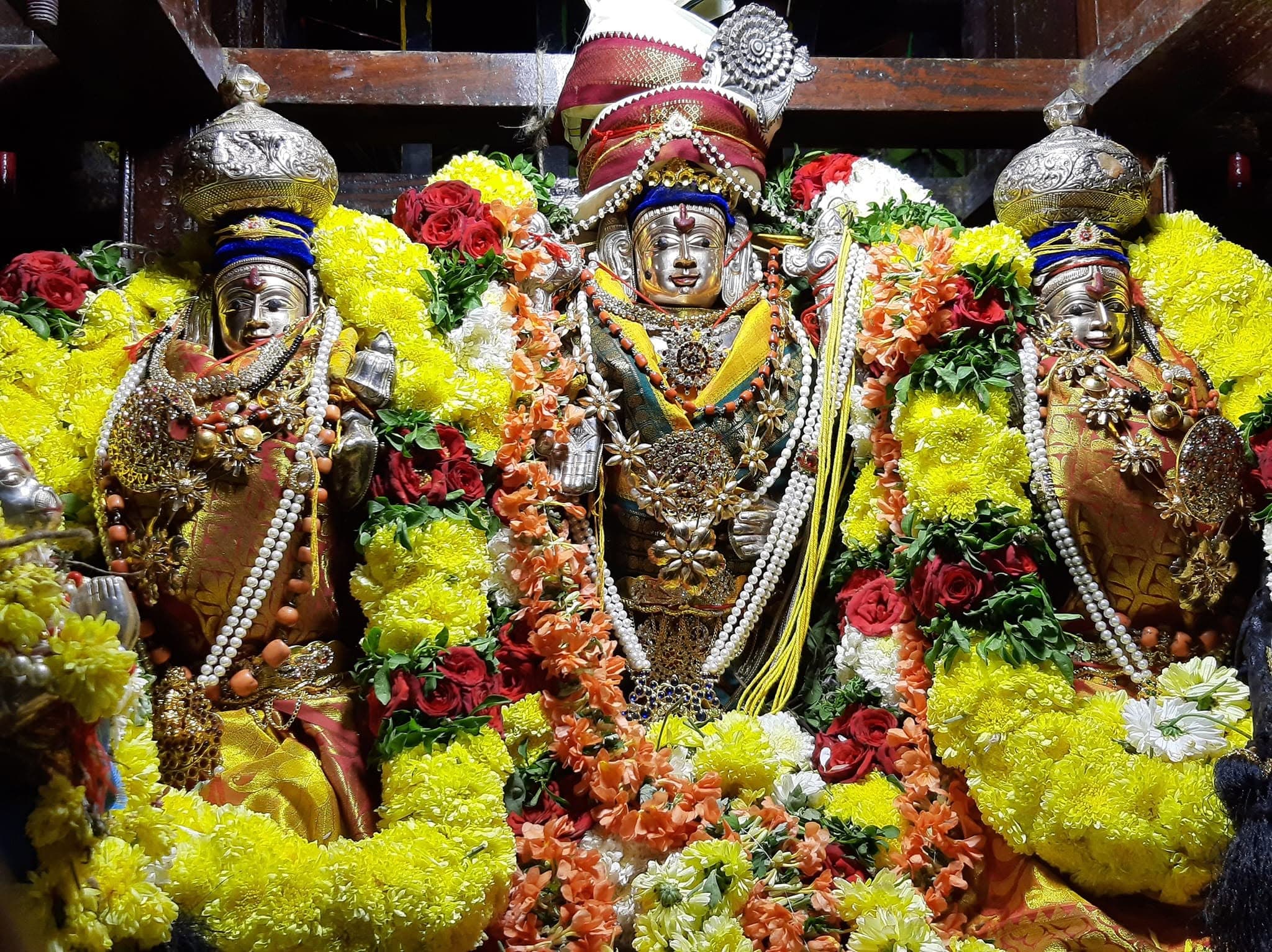 Photo from a previous Brahmotsavam celebration